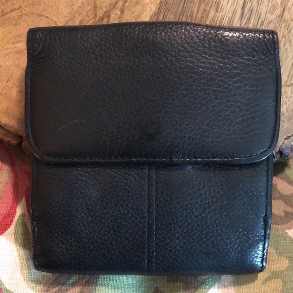 Vtg WILSON Leather Wallet Bilfold Gold HW Photo & 15 Card Paper Bill+SnapClose - Picture 2 of 13